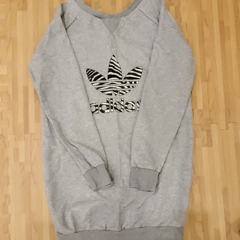 Adidas sweatshirt dress size small
